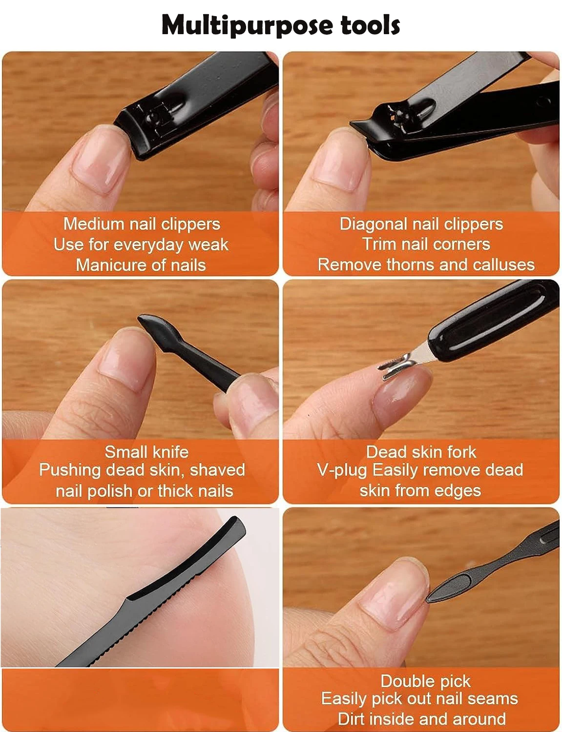 Buy Nail Kit Clippers and Mens Grooming Kit, Nail Care Kit for Men, Gifts  for Men Women, Mens Accessories Set 7 in 1, Travel Manicure Set, Mens  Manicure Set,Nail Cutter,Fingernail Clipper Set.