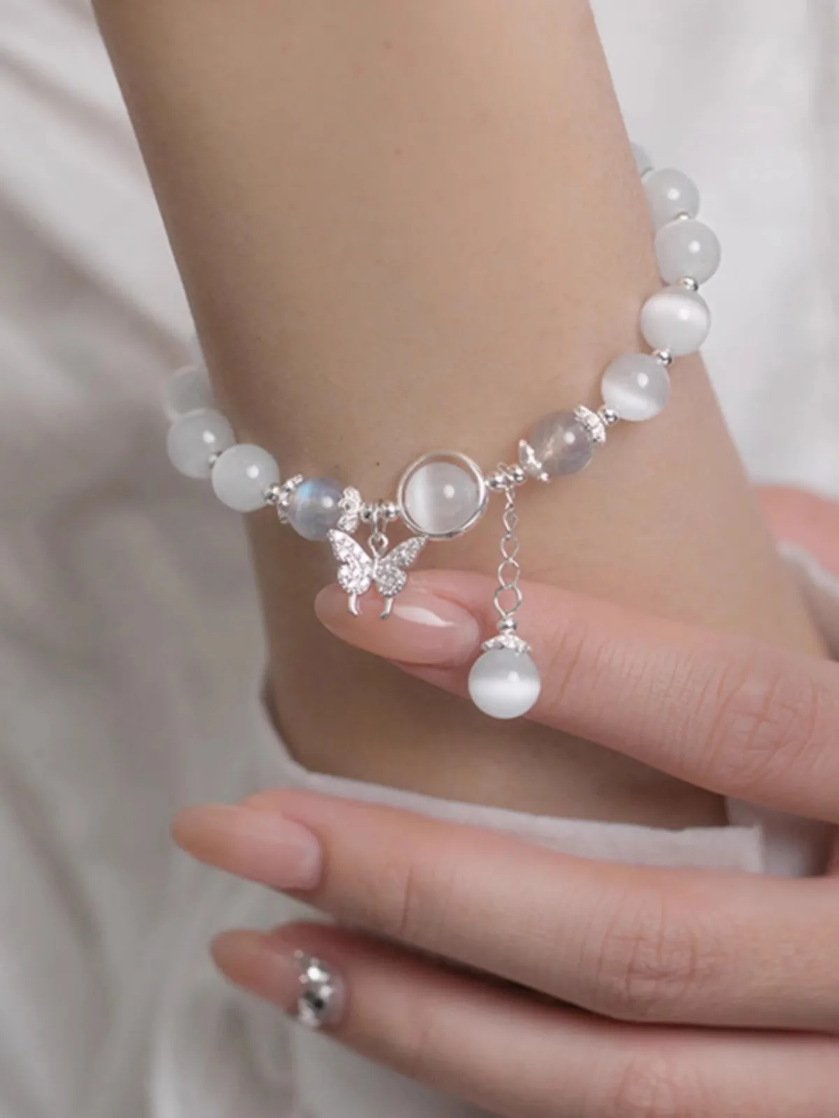 レッドジャスパー*天然石ブレスレット*silver925 | エベン