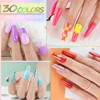 Poly Nail Gel Tool Kit For Semi Permanent  DIY Quick Extension Acrylic With Stainless Steel Dead Leather Push Manicure Set 6