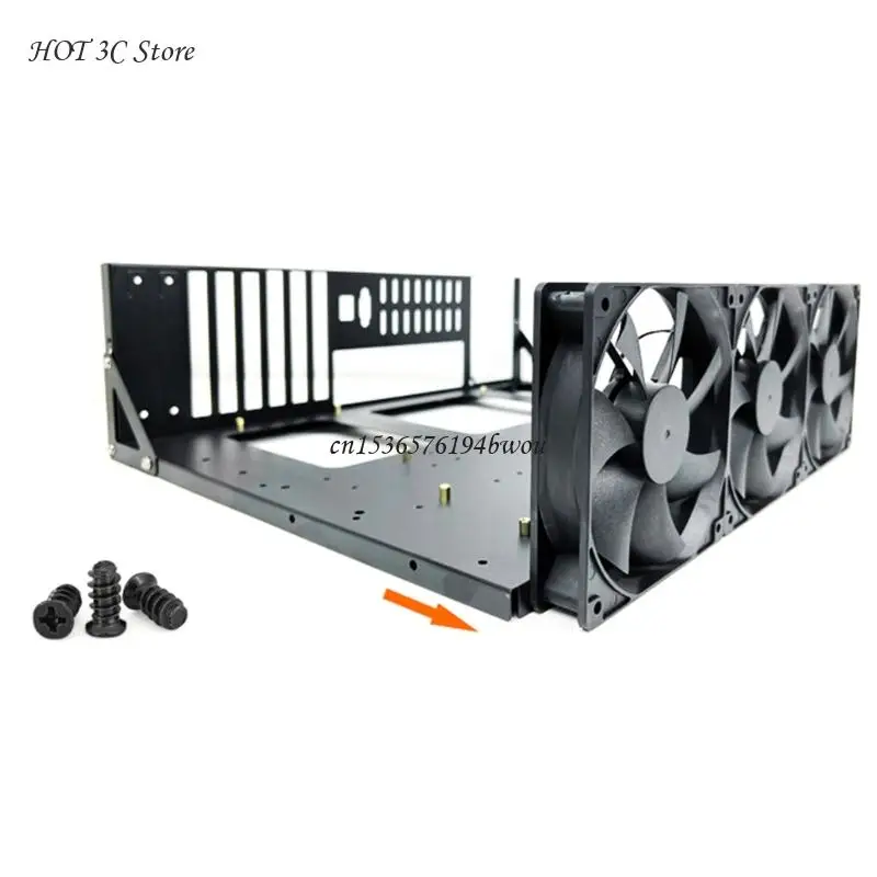 PC Chassis Computer Chassis Frame Mining Frame Open Chassis Frame Thickened Motherboard Bracket Fixing Mining Rig Computer Cases