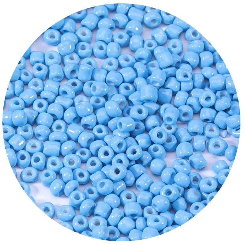 1000 cuentas de arroz de vidrio de color sólido de 2/3/4 mm, cuentas redondas de semillas para hacer joyas, pulseras, pendientes, accesorios de cuentas