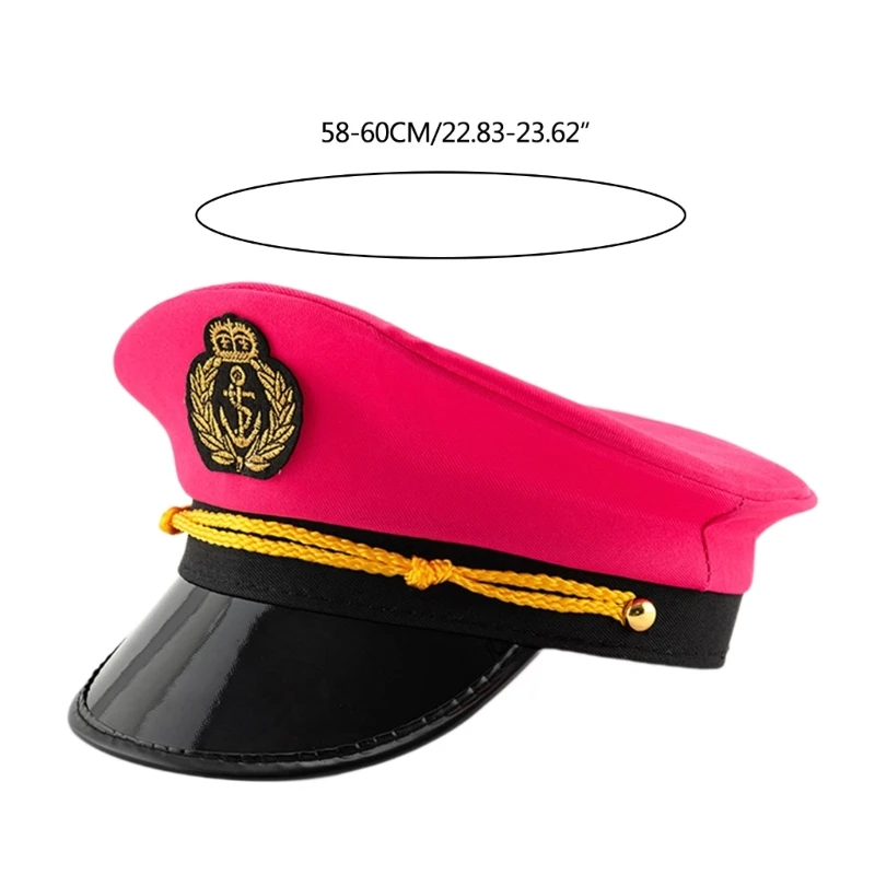 Captain Yacht Sailors Hat Snapbacks Sea Cap Navy Costume Accessory
