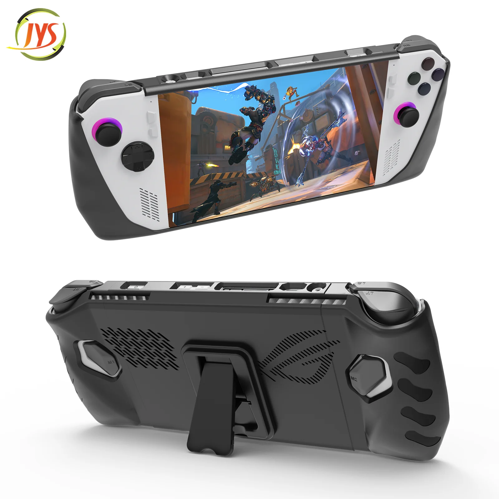 NEW TPU Protective Case For ASUS ROG Ally Handheld Game Anti-Scratch Dustproof Anti-drop Protective Cover With Back Bracket