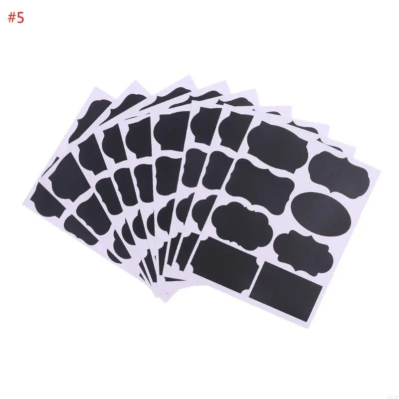 QX2E Chalkboard Blackboard Chalk Board Stickers Decals Craft Kitchen Home Jar Spi