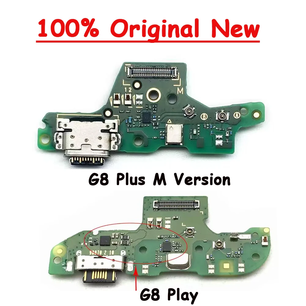 

100% Original For Motorola Moto G7 Power G8 Plus M Ver G8 Play USB Charging Charger Dock Connector Board Flex Cable With Micro