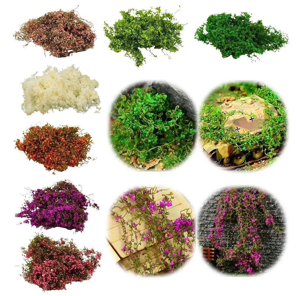 Miniature Climbing Vine Model, Artificial Leaves for Diorama, DIY Railway Scenery, Fake Foliage Plants for Architectural Model
