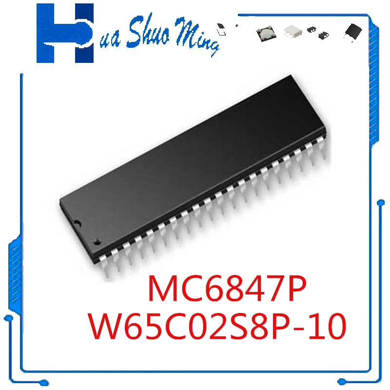 

5Pcs/Lot W65C02S8P-10 W65C02S8P W65C02 MC6847P DIP-40