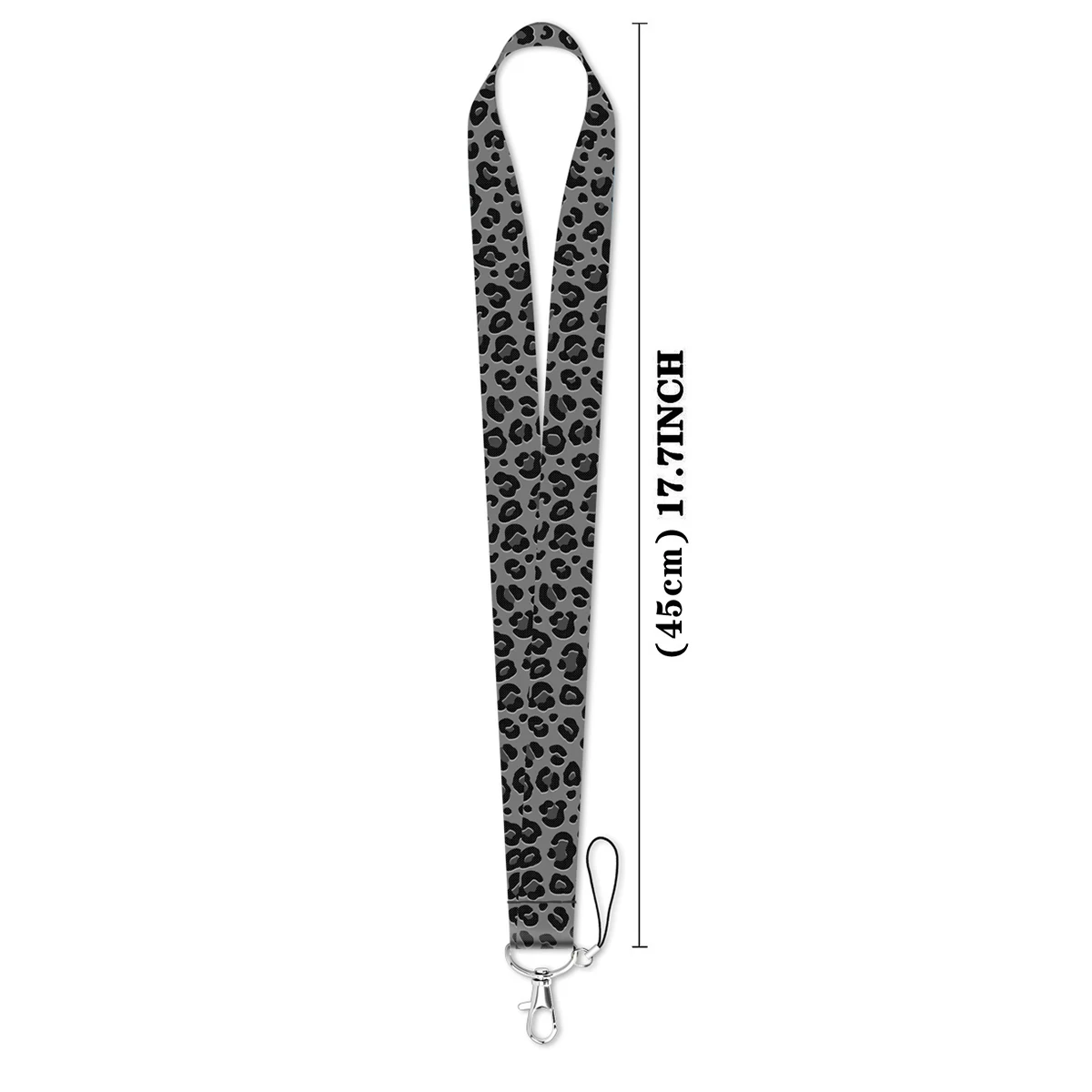 Trendiger Ausweishalter mit Leopardenmuster, Tiermotiv-Schlüsselband für Karten, Ausweise, Fitnessstudio, Schlüsselanhänger, Zubehör, Geschenk – Detail 2