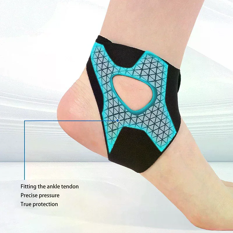 1Pc Ultra-thin Ankle Brace Strap Compression Stabilizes Tendons Motion Ankle Fixation Brace Prevents Ankle Sprains