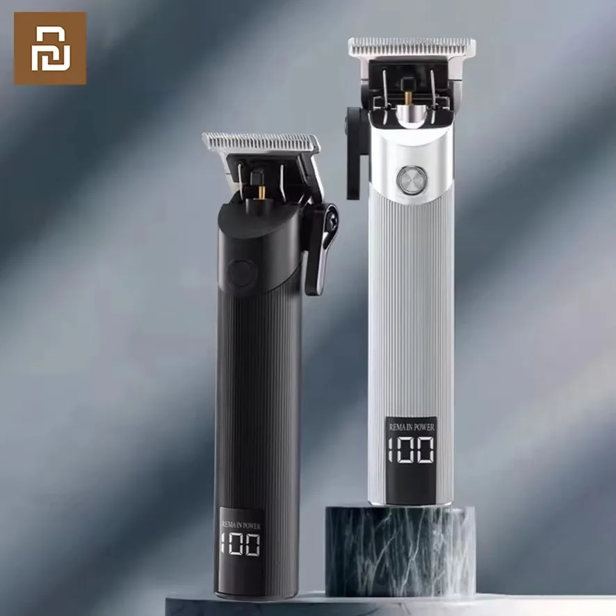 Youpin Komingdon Cordless Zero Gapped Trimmer Hair Clipper hair clipper Professional Barber Shop Men's Haircut Machine for Beard Barbershop