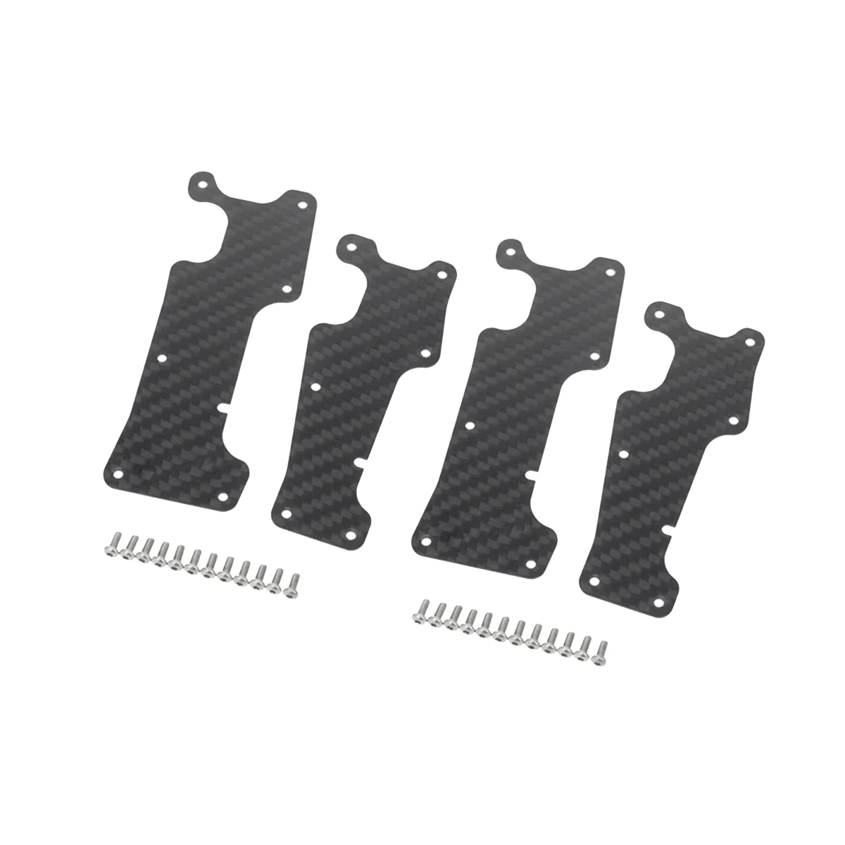 

Carbon Fiber Front and Rear Suspension Arm Protector Armor Plate for 1/8 Traxxas Sledge RC Car