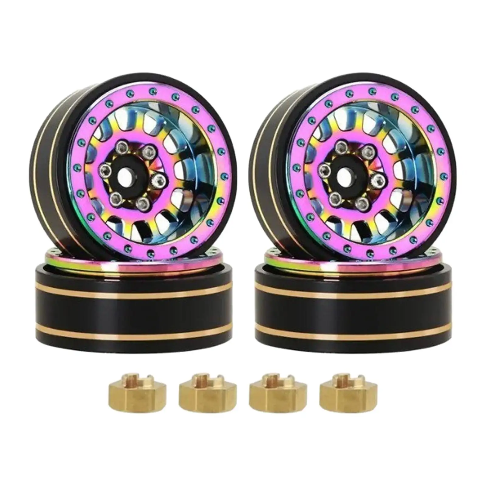 

4 шт., 1,22 дюйма, металл для 1:24 SCX24 AX24 FMS 1:18 TRX4M, Радиоуправляемый гусеничный автомобиль, грузовик