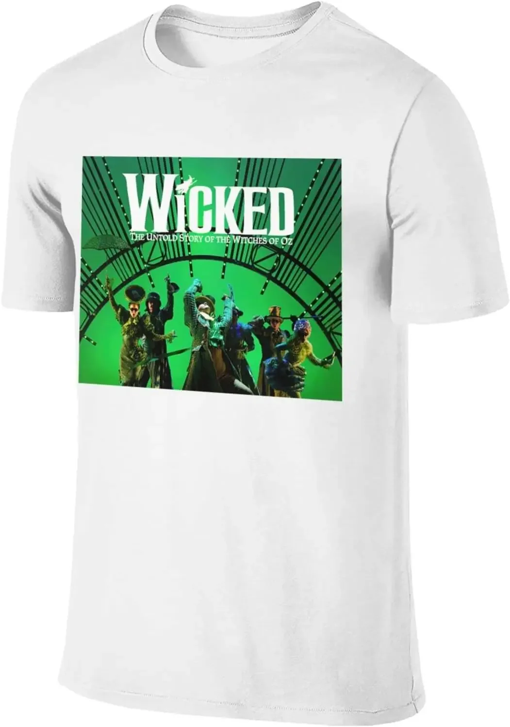 

Mans Tee for The Musical Wicked T Shirt,Cute Clothing Short Sleeve Shirt