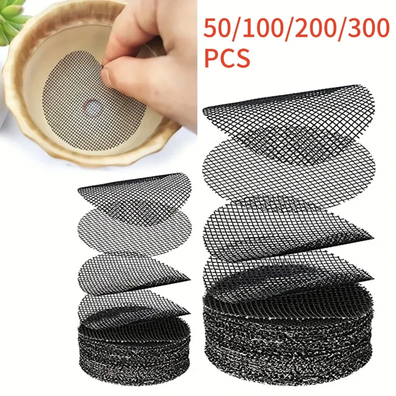 Pot Hole Mesh Pad Mat Grid Round Drainage Hole Screen for Pot Bottom Prevent Soil Loss Anti Bonsai Flower Plant Gardening Tools Pot Hole Mesh Pad Mat Grid Round Drainage Hole Screen for Pot Bottom Prevent Soil Loss Anti Bonsai Flower Plant Gardening Tools