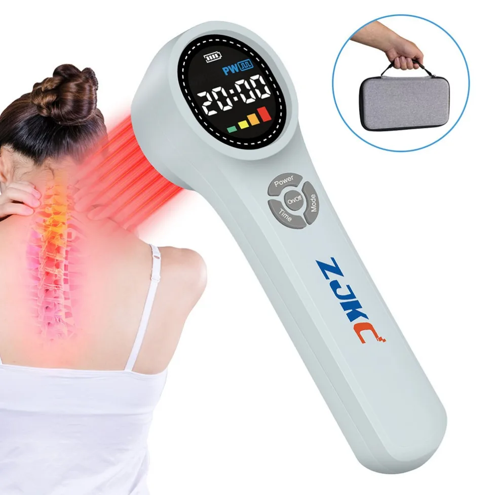 ZJKC 660nm 810nm 980nm 1760mW Low Level Cold Laser Therapy Device Pain Relief  for Sport Injury Red Light Therapy Equipment physiotherapy medical device new relief laser therapy low level laser therapy pain relief equipment