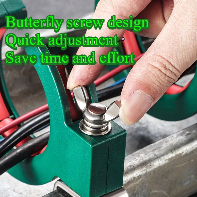 1PC Adjustable Clamp Pulley Cable Tray Pulley Roller Cable Laying Roller Helper for Efficient Wire Guide Fixation Auxiliary Tool 5