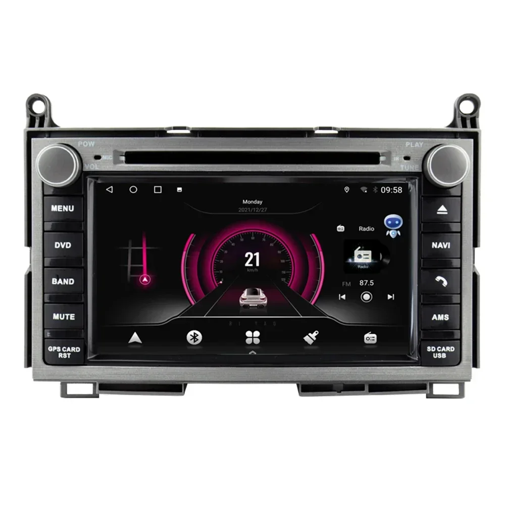 

2 DIN Android 13 Car radio multimedia player FOR TOYOTA Venza 2008-2012-2023-2050 car stereo autoradio GPS navigation auto audio