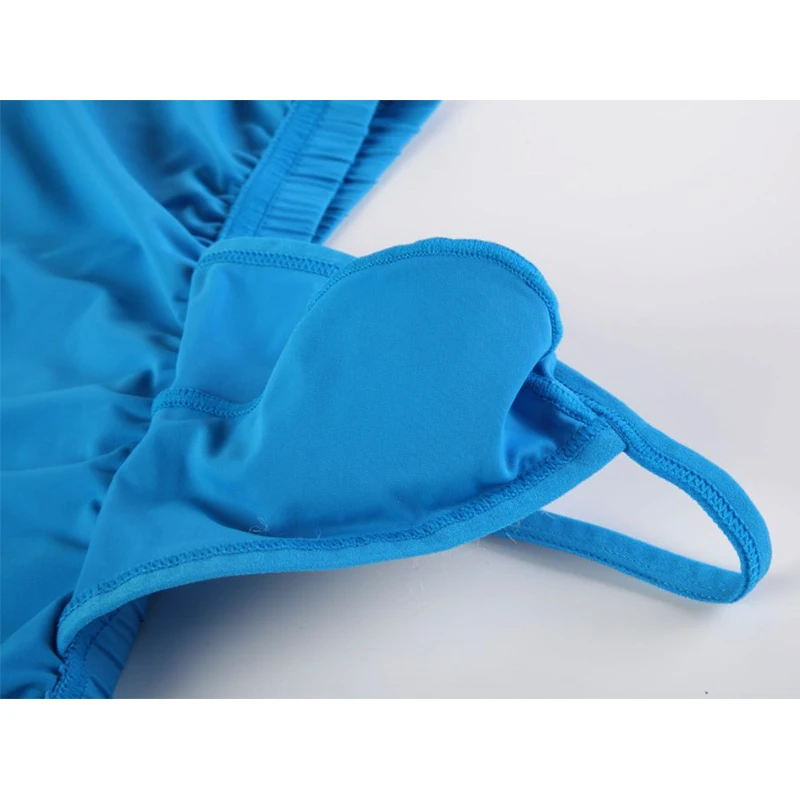 

Mens Boxer Underwear Split Ice Silk Built-In Thongs Arrow Panties Sexy Pajama Skirt Boxeri Pentru Barbati Ropainterior Hombres