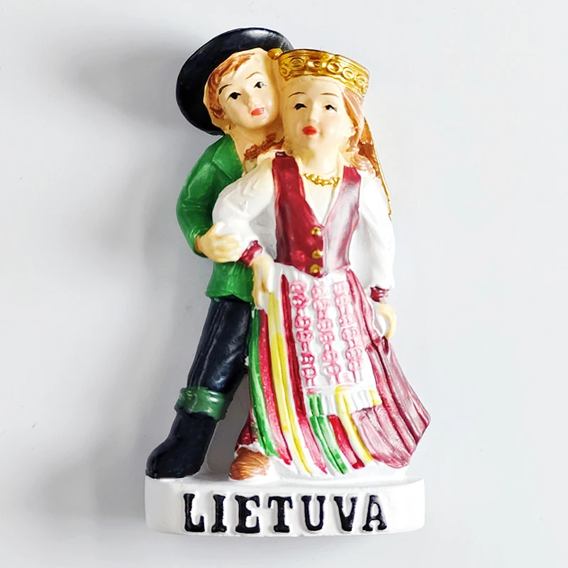

Lithuania Fridge Magnets European Countries Travelling Souvenirs Fridge Magnetic Stickers Home Ornaments Wedding Birthday Gifts