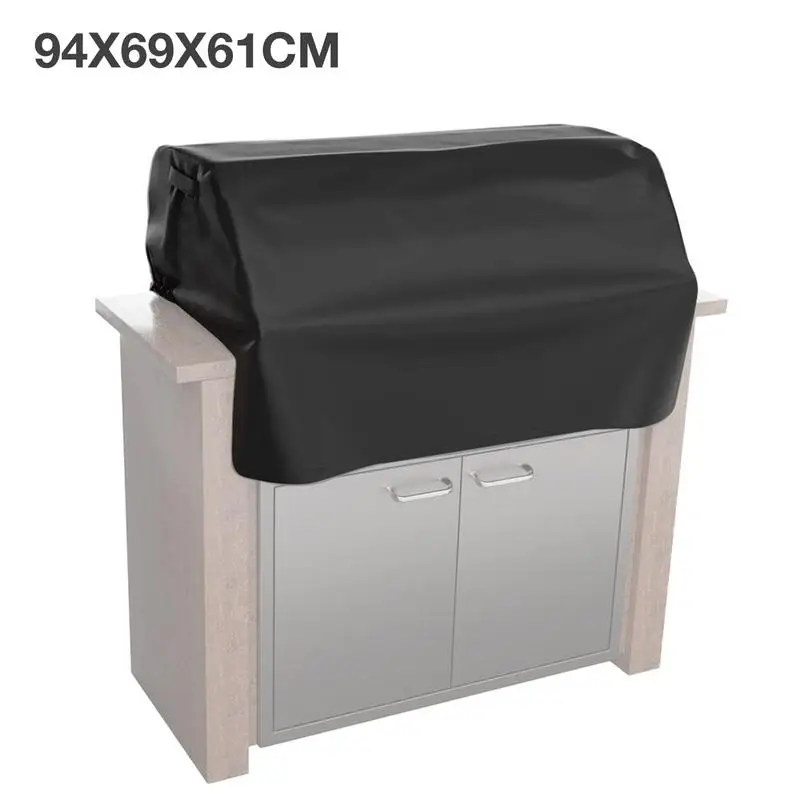 

Верхняя крышка гриля для барбекю, водонепроницаемый пыленепроницаемый Встроенный чехол для гриля, ткань Оксфорд 210D, наружный чехол для гриля для барбекю