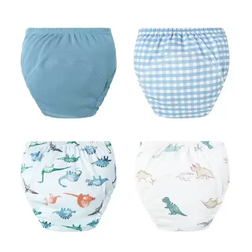 4PCS Baby Waterproof Diapers Pee Shorts Underwears Reusable Soft Ecological Cotton Toddler Potty Training Pants For Boys Girls - Image 18