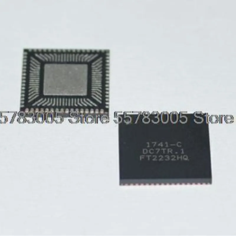 

5PCS New FT2232HQ-REEL Silk screen FT2232HQ QFN64 Controller chip IC