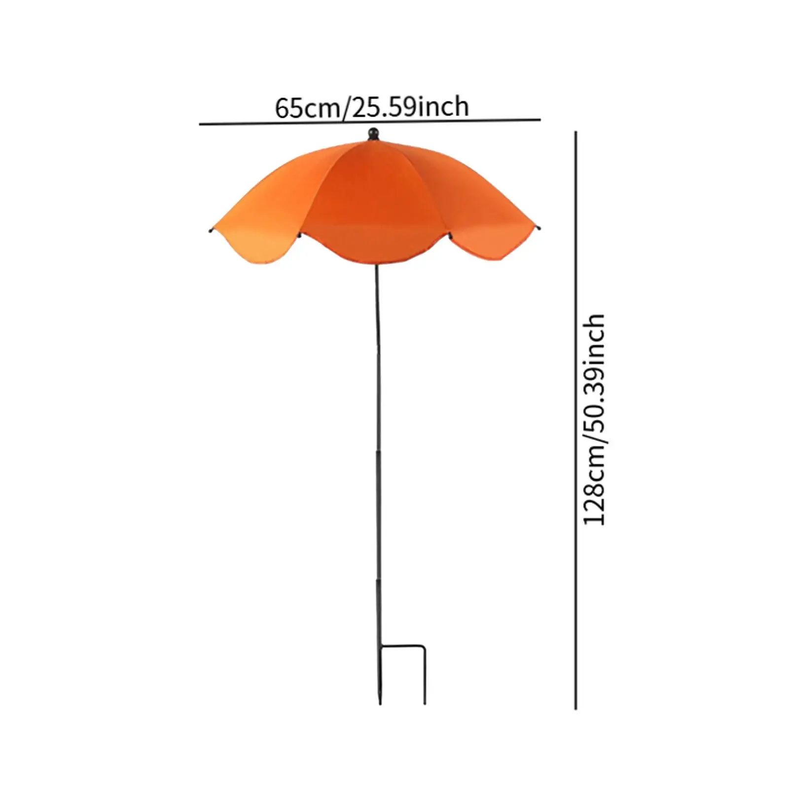 Plant Umbrella Weatherproof Provide Shade to Defend Plants from Blazing Sun Parasol Garden Umbrella Shade for Outdoor Plants