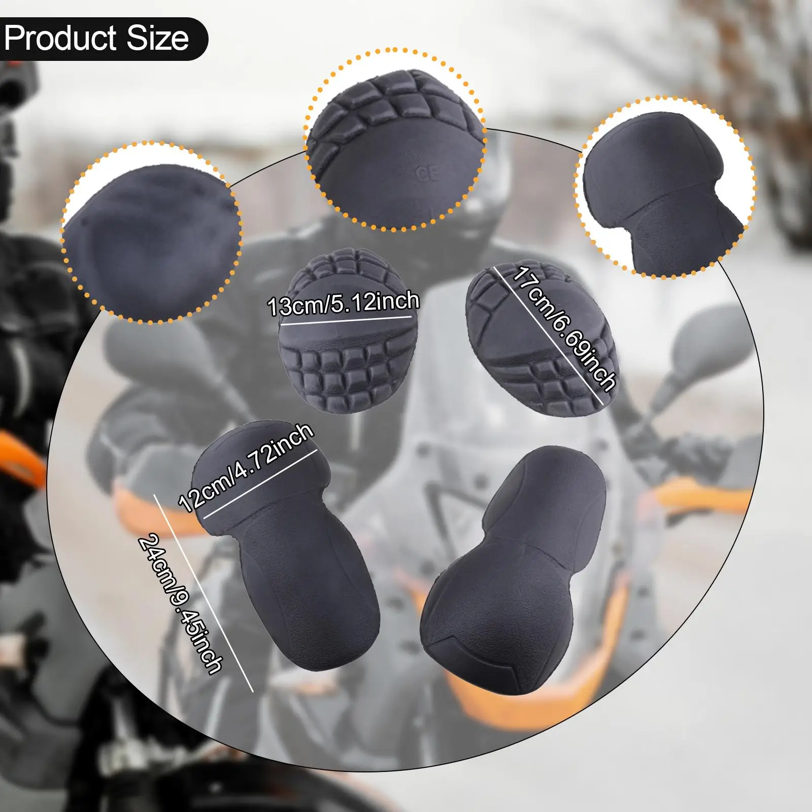 유니버설 오토바이 보호대 삽입형 EVA 경량 팔꿈치 어깨 보호 패드 남녀용 바이커 재킷