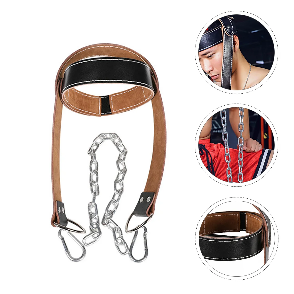 

Head and Neck Trainer Training Bodybuilding Gym Belt Exercise Weights Men Sports Lifting
