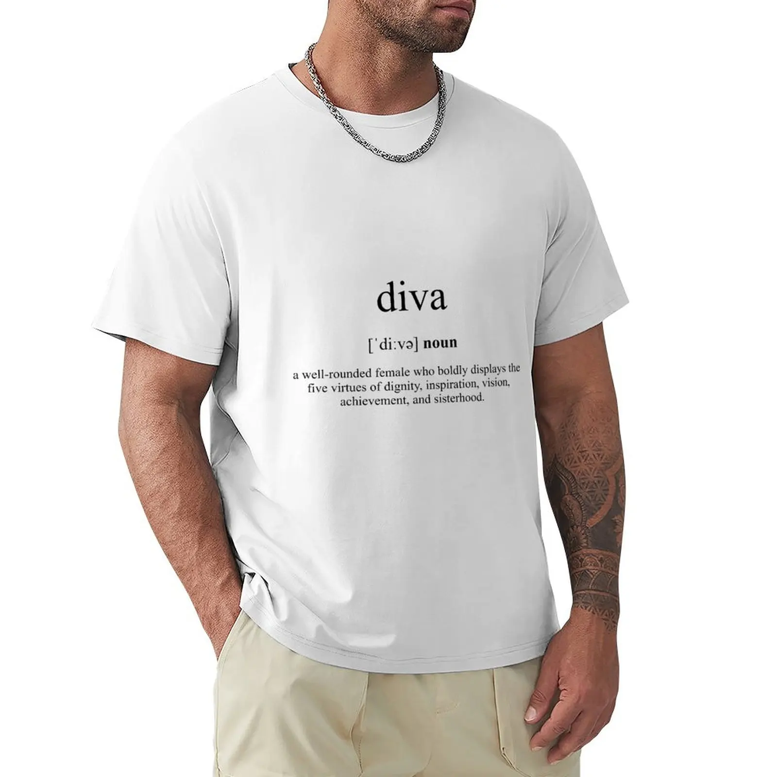 

Diva Definition Dictionary Collection T-Shirt aesthetic clothes plus sizes sports fans mens graphic t-shirts pack