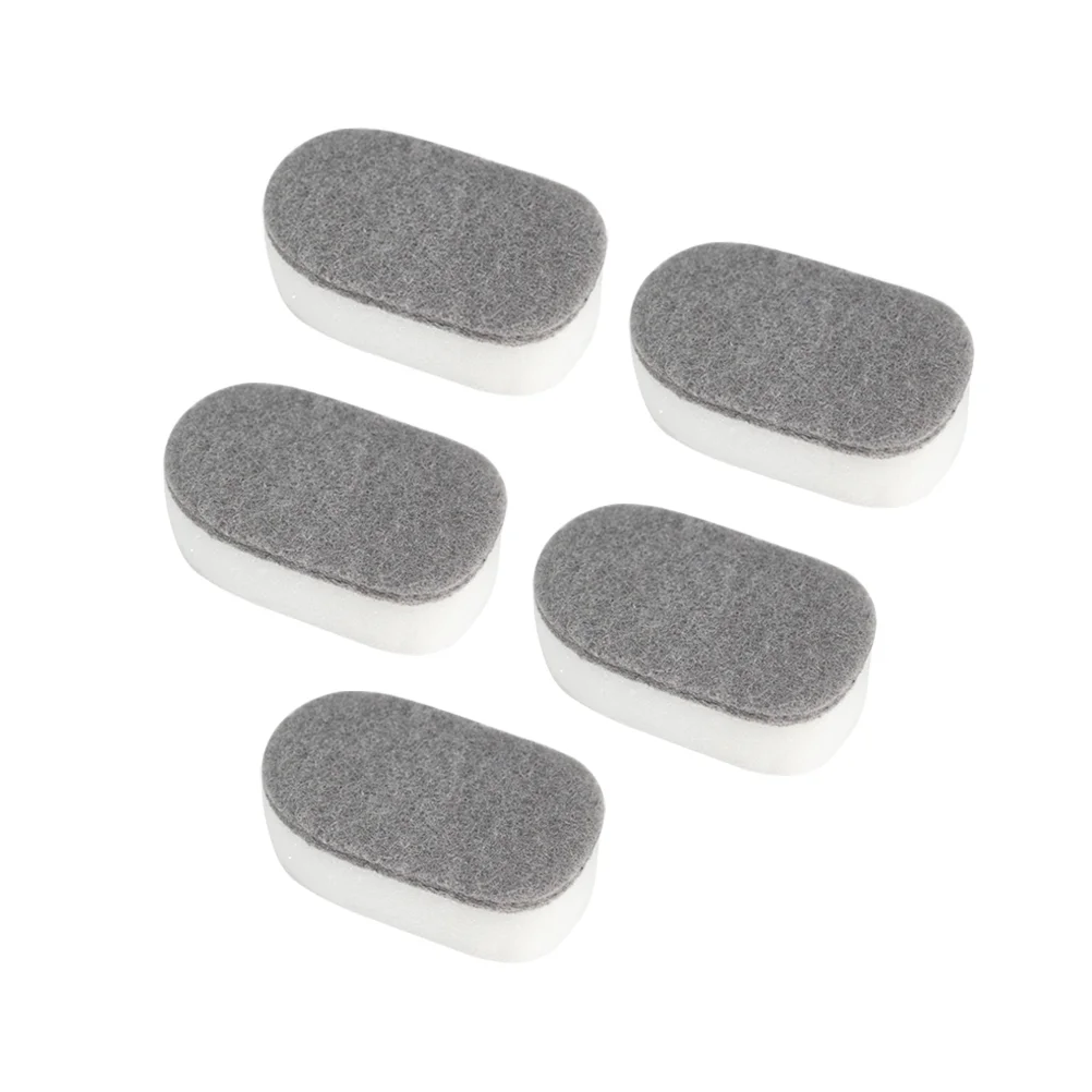

Household Sponge Scouring Pad Home Kitchen Dishwashing Sponge Cleaning Pad Sponge Cloth (Grey + White)