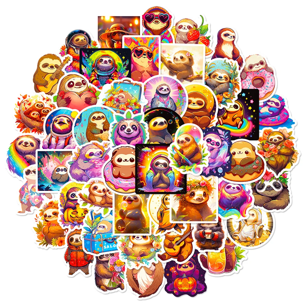 

10/50Pcs мультфильм аниме милый ленивый разнообразный граффити стикеры DIY стены скрапбук ноутбука стены рюкзак украшения отличительных знаков