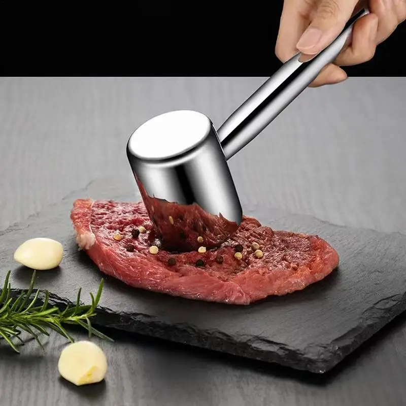 Kitchen Meat Tenderizer Hammer Tool Dual-Sided Nail Meat Mallet