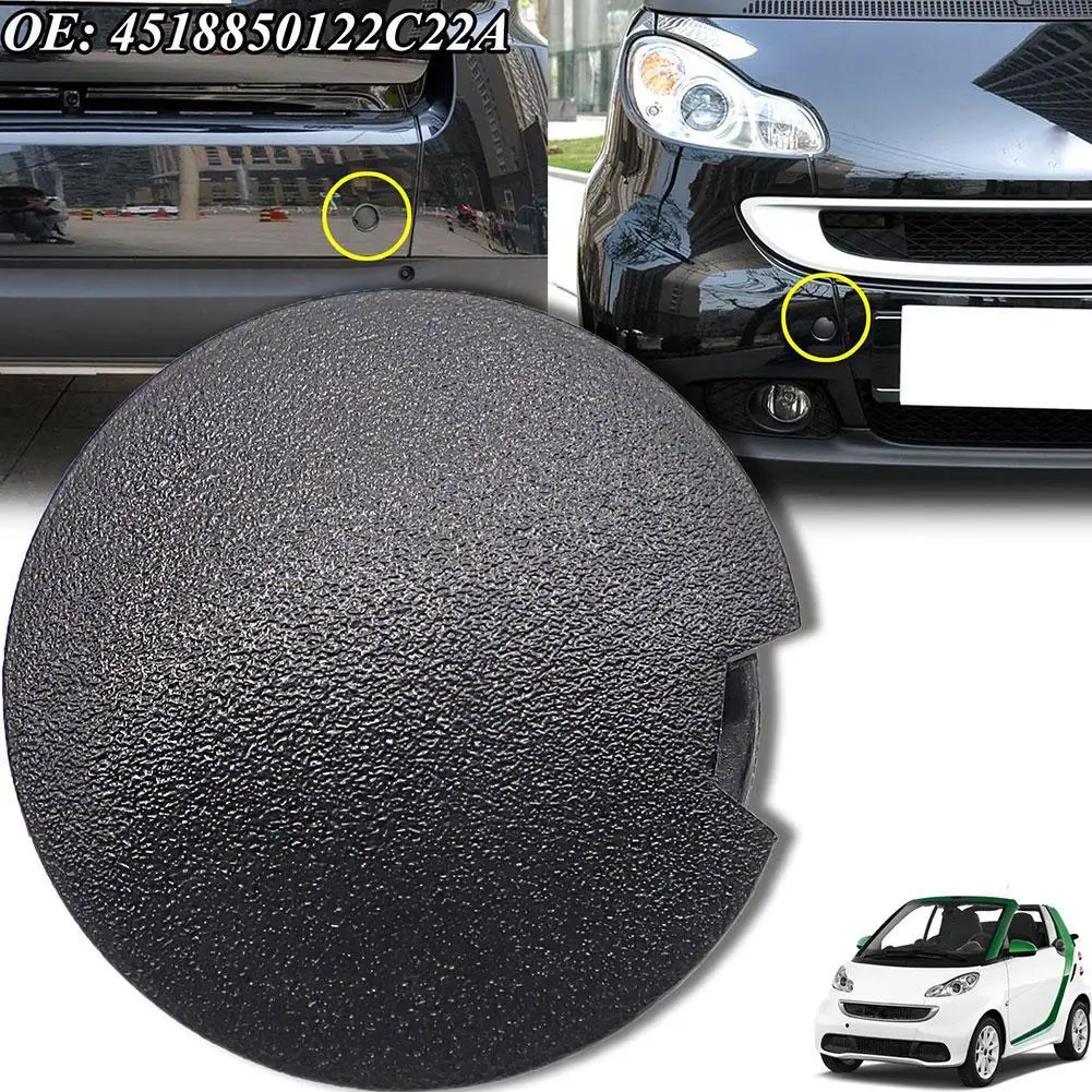 

Car Front Rear Bumper Tow Hook Eye Coupler Trailer Cover Cap Plug A4518150122; 4518850122C22A For Smart Fortwo W451 2007-2014