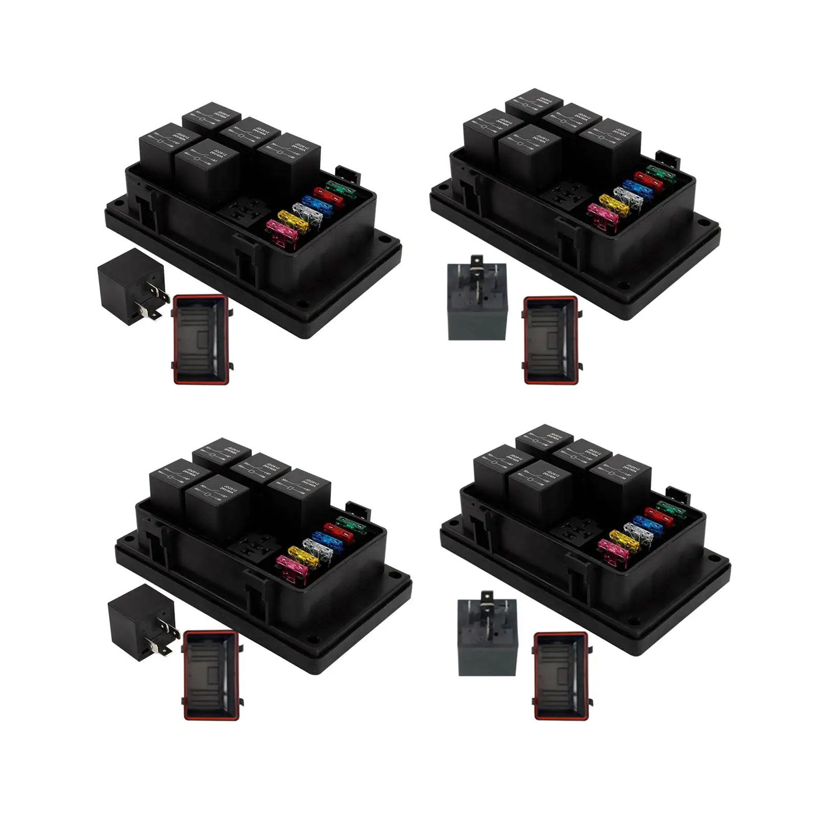 

Car Relay Fuse Fuse Cover Fuse and Relay Box for Van Vehicle Car Ships