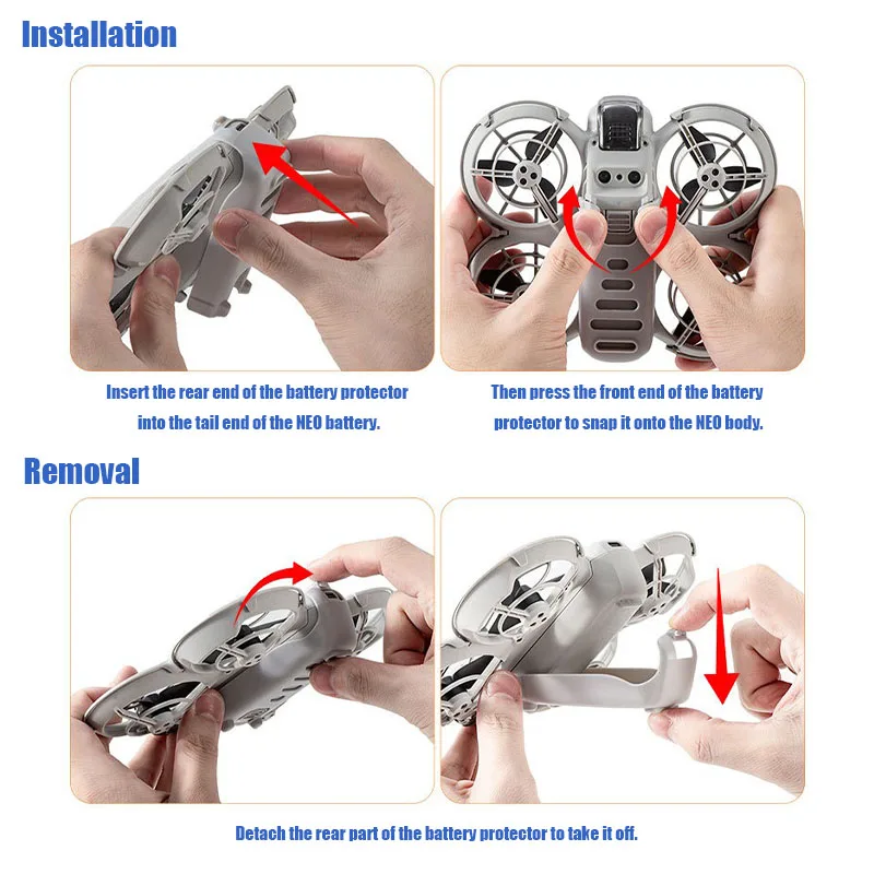 Étui batterie DJI Neo 3 pièces + béquille VOLODYMYR