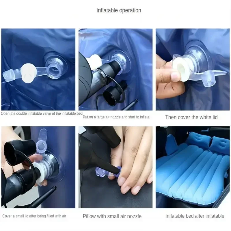 Inflatable Air Bed for Car SUV Travel Single Double Household Outdoor Folding Mattress