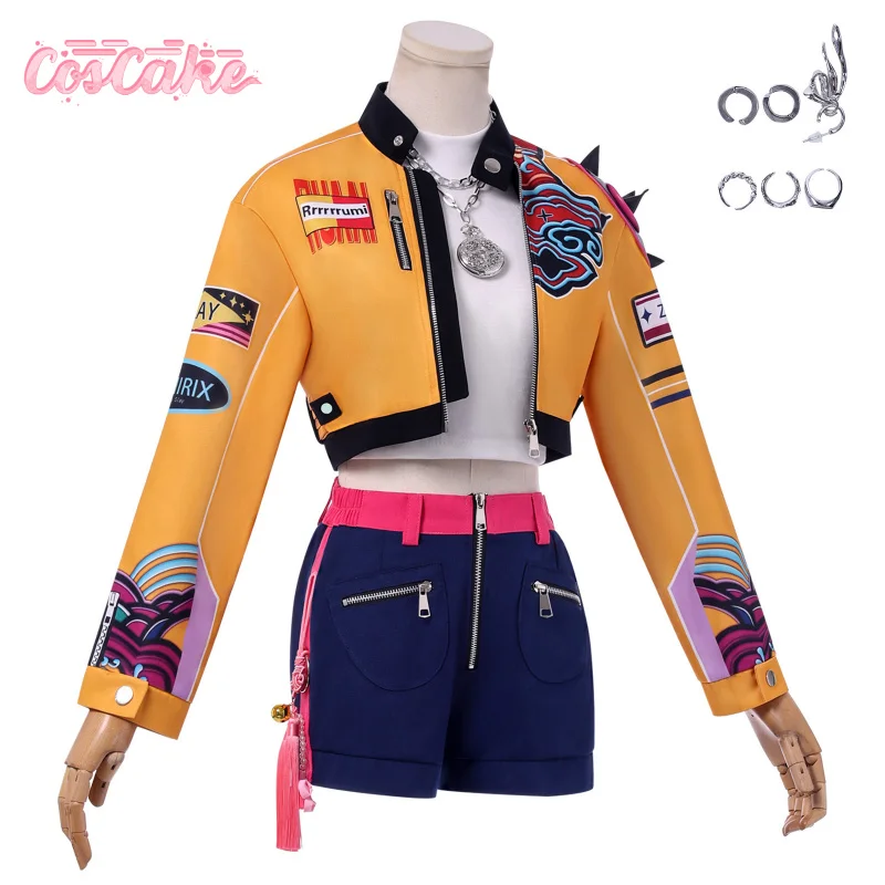 Costume K-Pop Demon Hunters Pour Fille - Déguisement Halloween, Cosplay Scène, Tenue Chanteuse Pop