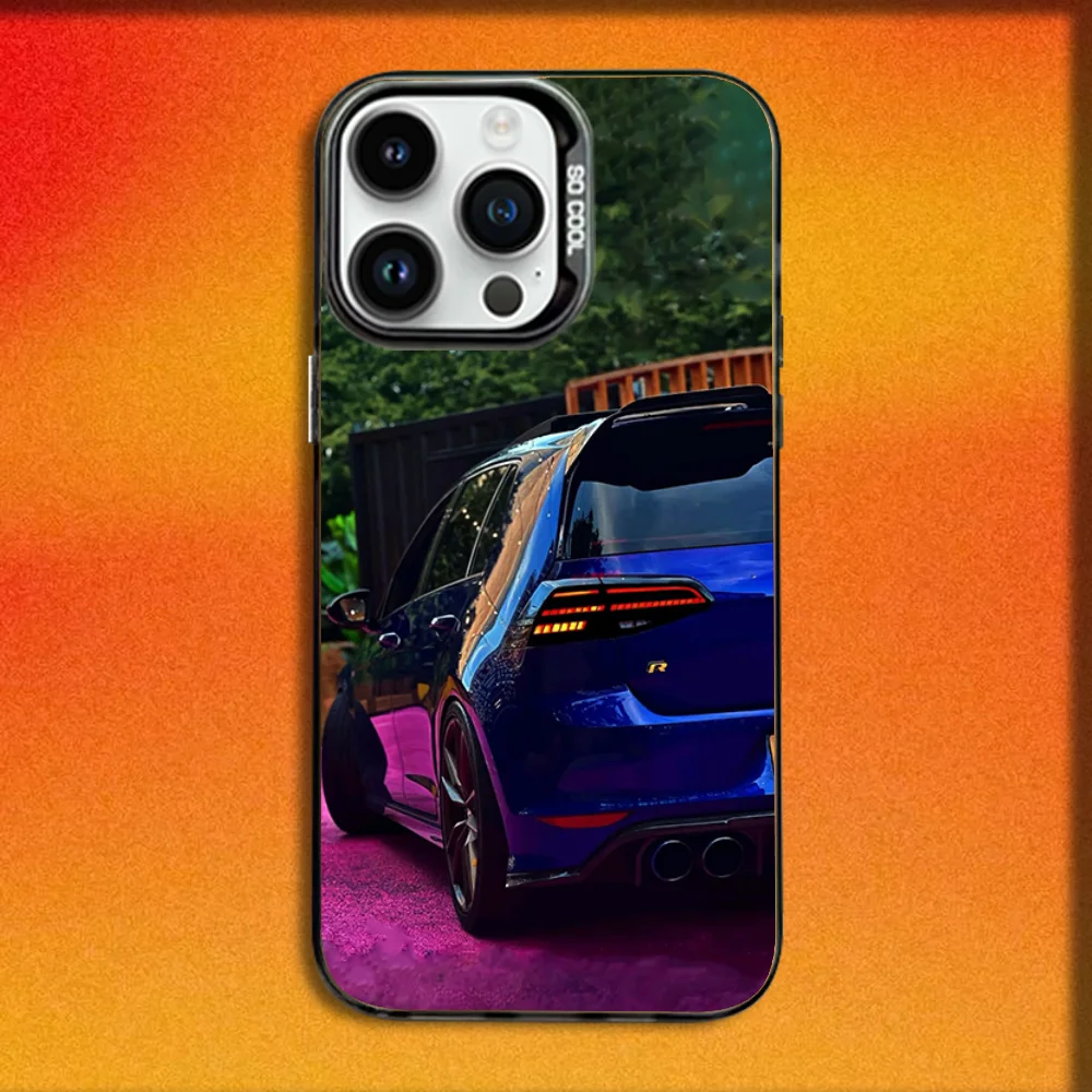 Sleek Black Matte Shockproof Phone Case - Candy Finish