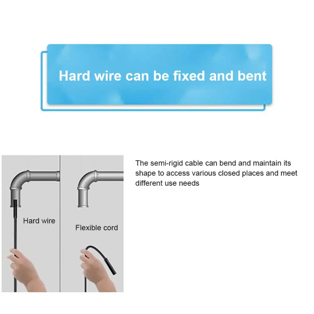 defender security camera IP67 Waterproof Endoscope Camera 7mm With 6 LED Lights 1m Soft/Hard Wire For Android Phone Computer Mini Cam night vision cctv camera