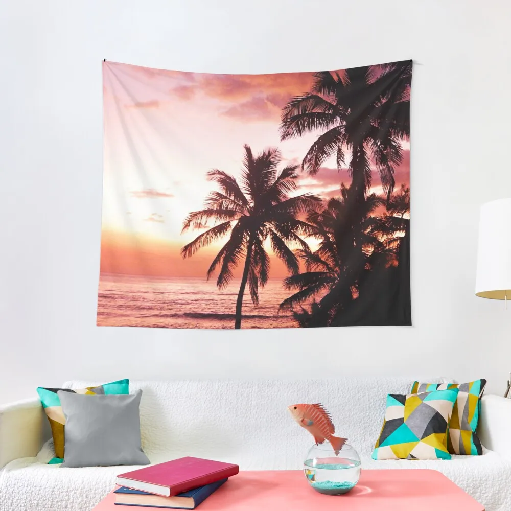 

Island Sunset Tapestry Wall Mural