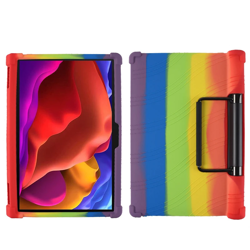 Silicone Macio à Prova de Choque Case para Lenovo Yoga Pad Pro Tab 13 Yt-k606f 13 Tablet Capa Protetora para Lenovo Yoga com Kickstand - Imagem 4