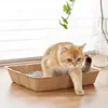 Biodegradable For Cats And Small Animals 5Pack Leakproof Cardboard Tray Cat Litter Boxes Disposable 2