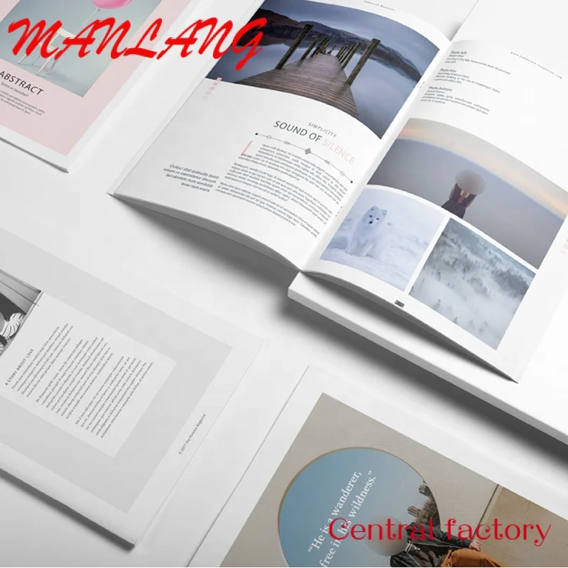 

Custom Printing Cheap Booklet Brochure Magazine Print Flyer Book Catalog Brochure Leaflet guide flyer