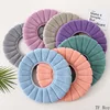 Washable Universal Pumpkin Pattern Toilet Seat Cover Warm Knitting O-shape Closestool Mat Children Potty Training Accessories 2