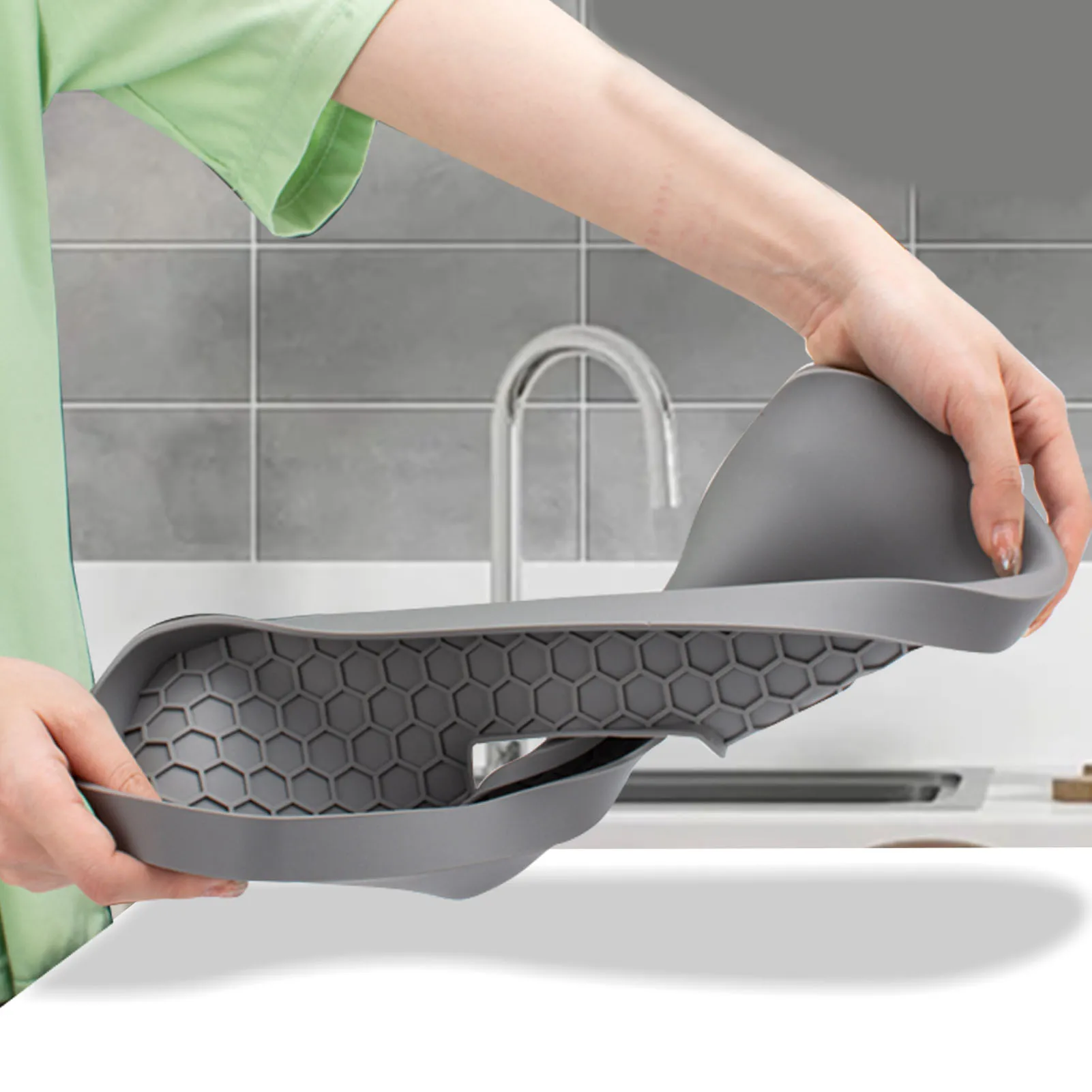 Toilet Tank Tray Bathroom Horse Bathroom Anti-slip Toilet Tray Silicone Rack Cover Accessories