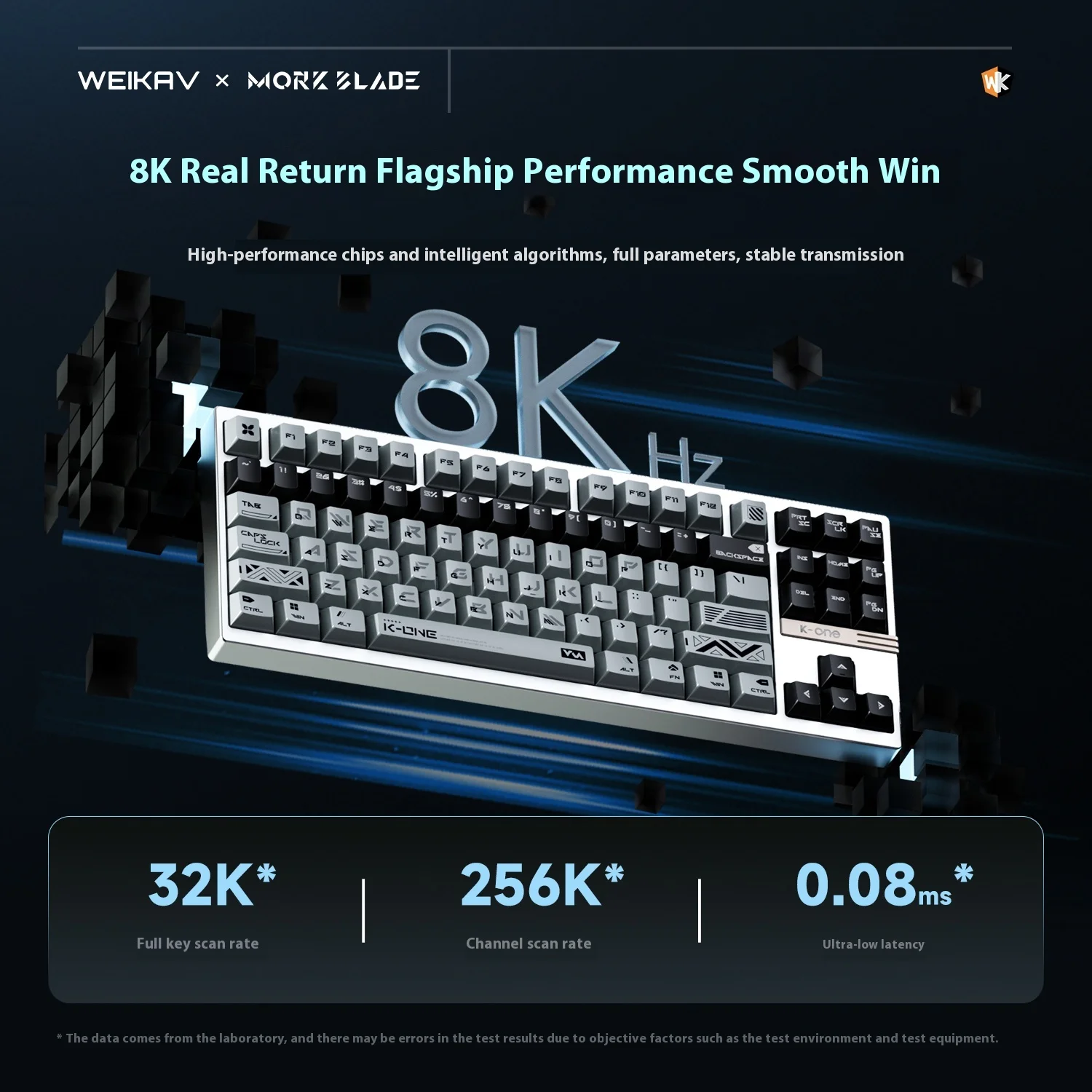 Weikav Morkblade K-One80 Keyboard Aluminum 8000hz Rt0.005