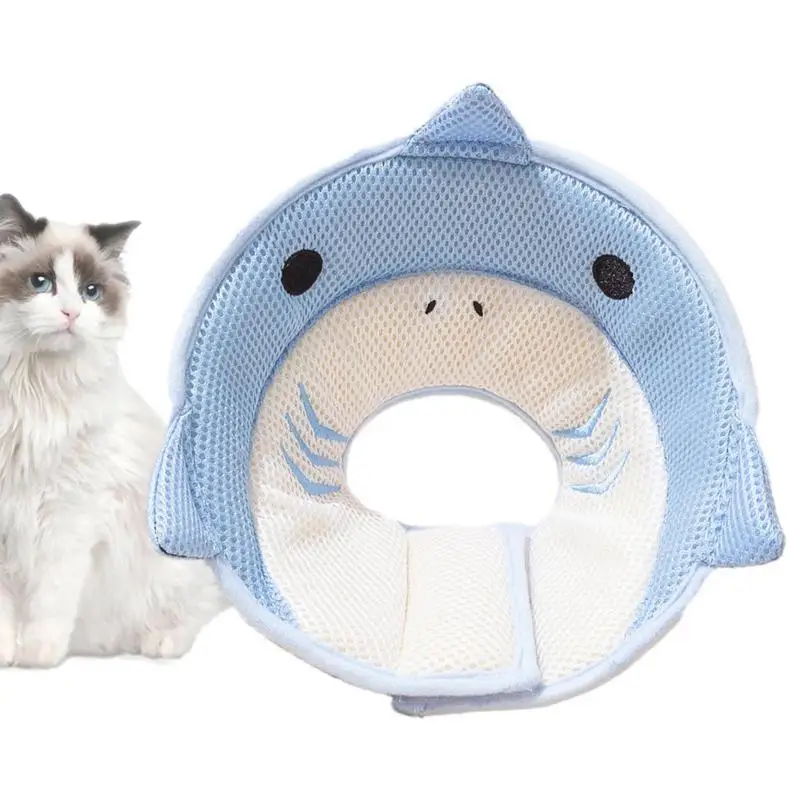 

Cat Cone Collar Soft Cat Recovery Collar Protective Adjustable Pet Cone Collar Comfortable Cone For Cat Kitten Puppy Prevent