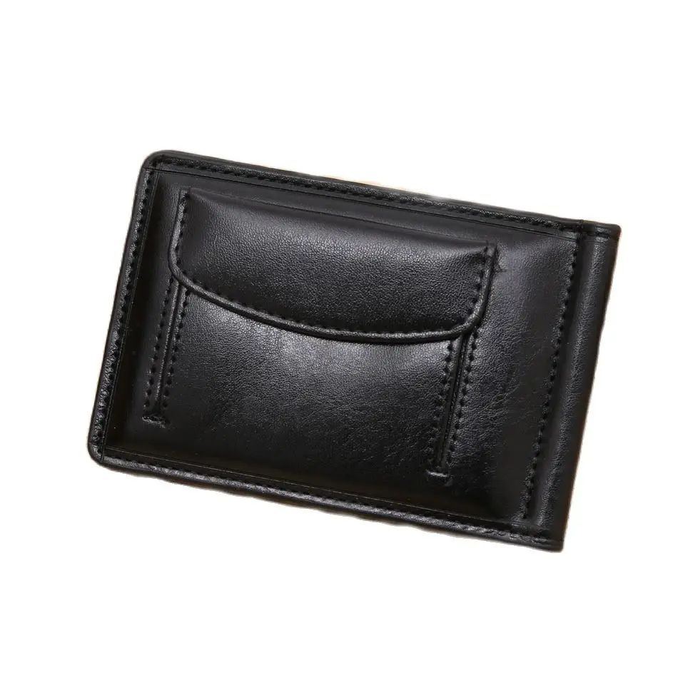 Men Money Clips 2 Fold Open Clamp With Coin Pocket