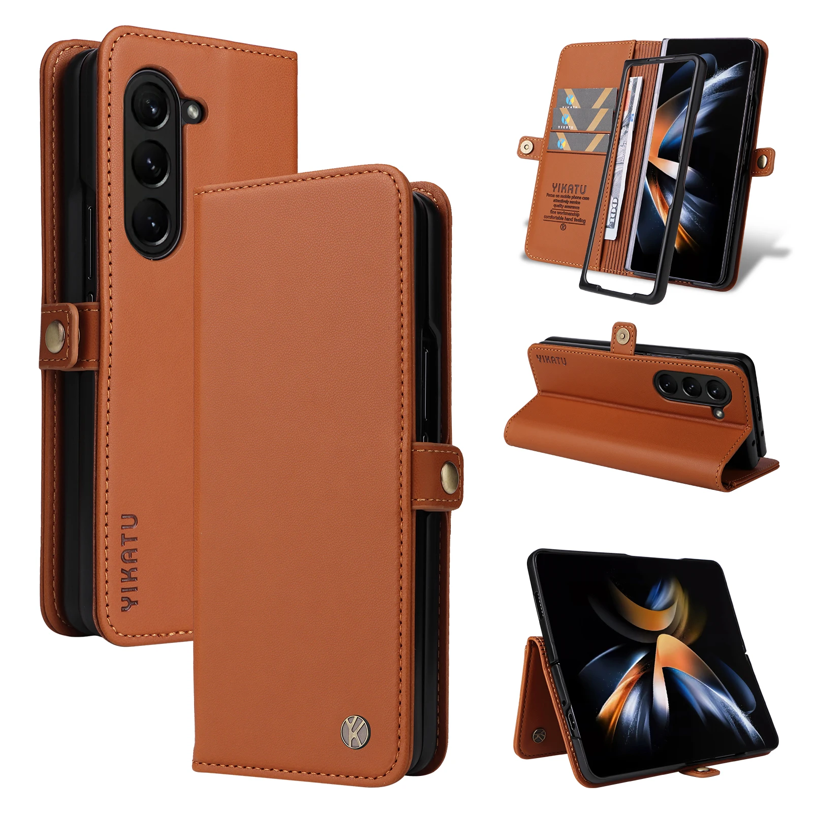 Magnetic Wallet Flip Case | Ultra Slim Design Premium Luxury Case